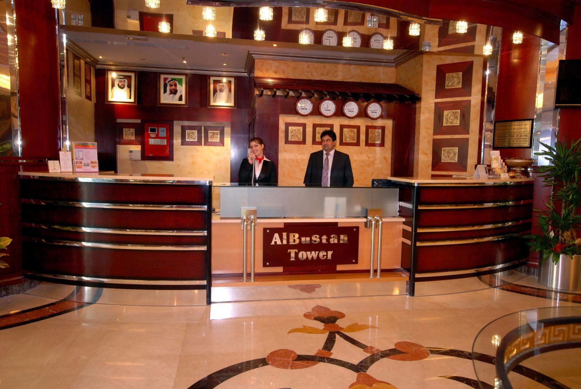 Al Bustan Tower Hotel Suites Шарджа Экстерьер фото